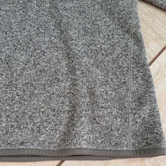 Patagonia Women's Better Sweater 1/4 Zip Fleece Pullover Heather Grey Size M - Picture 6 of 16